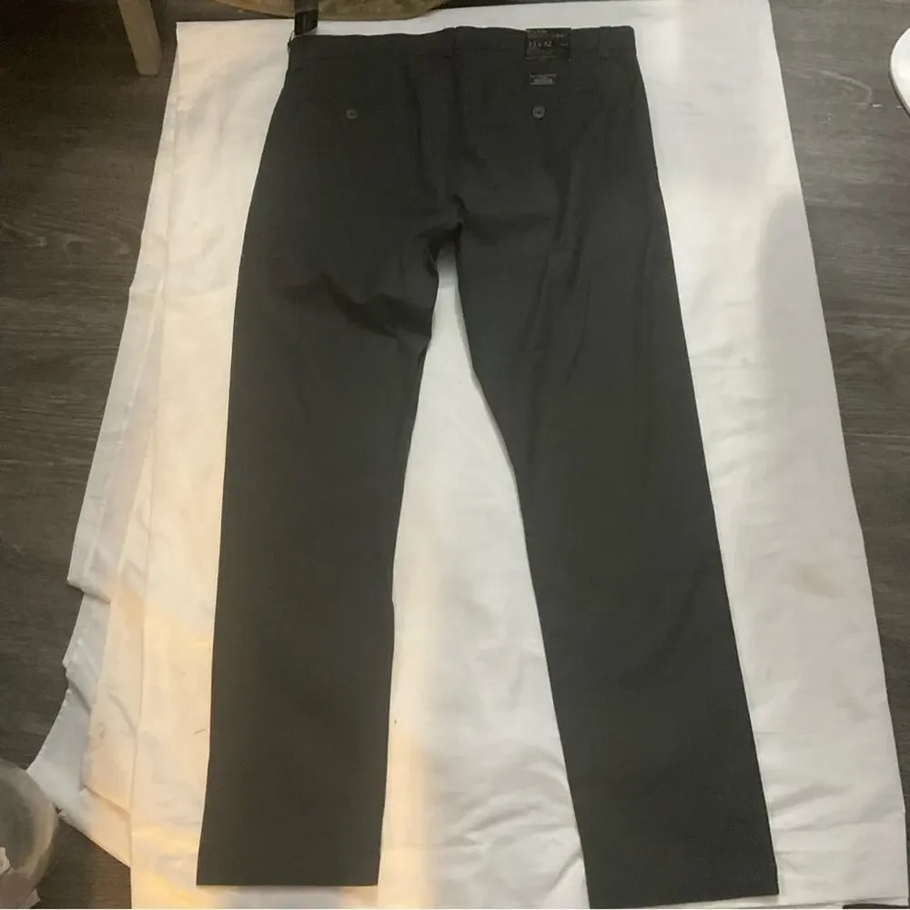 Banana Republic Men's Fulton Grey Skinny Fit Cotton Chino Pant 35x32 NEW Preppy